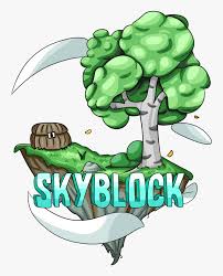 What are the minecraft servers called? Skyblock Logo Png Transparent Png Kindpng