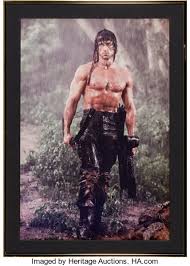 First blood part ii is unexpectedly taut and exciting, despite its sermonizing and predictable conclusion, assuming stallone is accepted as that impossible creation. A Color Image Related To Rambo First Blood Part Ii Movie Tv Lot 89055 Heritage Auctions