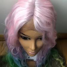 22 Rainbow Lacefront Front Body Wavy Wig