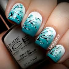 Pin By Becca On Polish Me Pretty Aqua Nails Floral Nails Nails