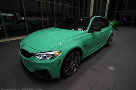 Bmw Individual Mint Green M3 Competition Is A True One Off Carscoops Bmw Mint Green Green Car