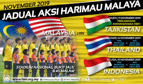 Butiran perlawanan malaysia vs indonesia. Fa Malaysia Auf Twitter Aksi Harimau Malaya November 2019 Skuad Kendalian Tan Cheng Hoe Akan Berdepan Tajikistan Pada Sabtu 9 November Sebagai Persiapan Menjelang Dua Aksi Asianqualifiers Bertemu Thailand Dan Indonesia
