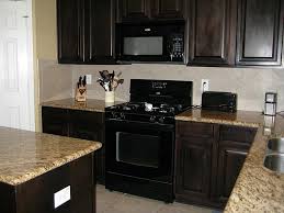 Espresso Kitchen Cabinets With Black Appliances Kitchen Cabinets With Black Appliances Black Appliances Kitchen Dark Brown Kitchen Cabinets