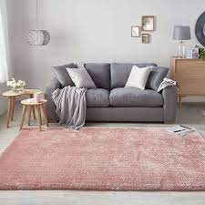 Indulgence Shaggy Rug Rugs In Living Room Pink Rug Living Room Decor