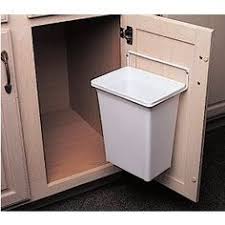 I Dislike Garbage Cans Under The Sink Or The Pull Out Cabinet Kind This Might Be A Solution For Us Kitchen Trash Cans Kitchen Organization Inside Cabinets