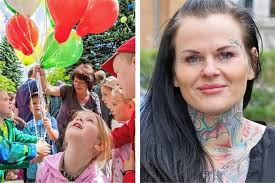 Kinderfest von Tätowierern und Bikern in Zwickau