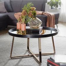 / die abgerundeten ecken, das in sich geschlossene format und der große, freie innenraum. Wohnling Design Couchtisch Rund O 78 Cm Real De