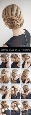 Curved Lace Braid Hairstyle Tutorial Inspired By Nicole Kidman At Cannes Hair Romance Hair Romance Braided Hairstyles Updo Hair Styles