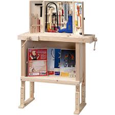 Denn diese werkbank ist nicht nur mit allem ausgerüstet, was auch eine echte werkbank ausmacht, sondern kommt im originalgetreuen black und decker design daher. Kinderwerkbank Aus Holz Hohenverstellbar Pebaro Mytoys