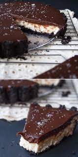 No Bake Salted Dark Chocolate Mascarpone Tart Recipe Dessert Recipes Desserts Mascarpone Recipes