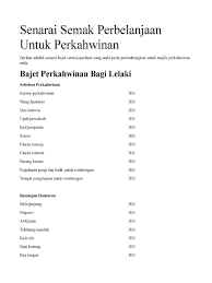 See more ideas about majlis perkahwinan, perkahwinan, tutorial diy. Senarai Perbelanjaan Bajet Untuk Perkahwinan Pdf