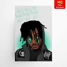 This project contains a collection of juice wrld artwork. Juice Wrld 999 Music Rap Artist Rapper Hip Hop Fan Art Wall Painting Art Poster Ebay