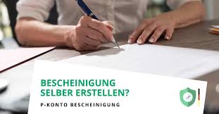 Kostenlose kündigungsvorlagen briefvorlagen und vollmachten. Kann Ich Eine P Konto Bescheinigung Selber Erstellen