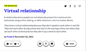 Virtual Relationship Relationship Urban Dictionary Feelings