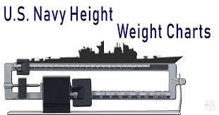 height and weight chart navy