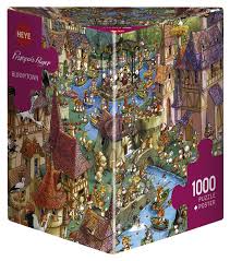 On bunnytown, it starts when the animal says spiffy!and the accordion plays late. Ruyer Bunnytown 1000pc Jigsaw Puzzle By Heye New Jigsawpuzzle Com Au