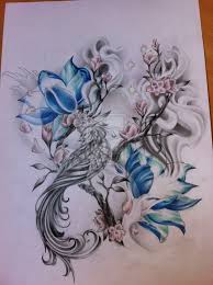 Maybe you would like to learn more about one of these? Flowers And Phoenix Tattoos Sketch