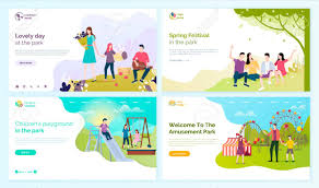 Maybe you would like to learn more about one of these? Lovely Day At Park Spring Festival Children Playground And Welcome To Amusement Festival Vector Cartoon People Web Pages Entertainment Outdoors Royalty Free Cliparts Vectors And Stock Illustration Image 117270045