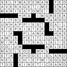 We have 1 possible answer in our database. Crossword Answers