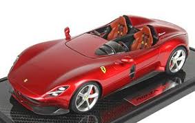 The ferrari monza sp1 and sp2 are limited production sports cars produced by italian automobile manufacturer ferrari, introduced in 2018 for the 2019 model year.the cars mark the start of a new lineage of models called the icona series, a program aimed at creating special cars inspired by classic ferrari models, all to be produced in limited series. Ferrari Monza Sp2 Red Magma With Case Diecast Car Hobbysearch Diecast Car Store
