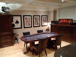 Oval Poker Table With Genuine Leather Rail Solid Oak Pedestal Legs And Custom Printed Felt Poker Table Table Custom Poker Tables