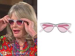 Days Of Our Lives: August 2024 Hattie's Silver Cat Eye GLasses