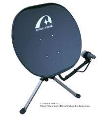 Tripod Mounted Satellite Dish Satellite Tv Tv Reception Satellites