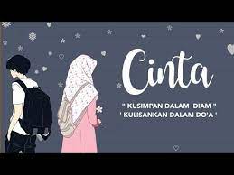 Cinta Kusimpan Dalam Diam Kulisankan Dalam Doa Motivasi Hijrah Youtube Kartun Buku Remaja Doa