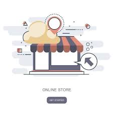 On Line Store Concept Icon Shop Online Business Icon Flat Bag Banking Png And Vector With Transparent Background For Free Download En 2020 Iconos De Redes Sociales Diseno De Icono Iconos