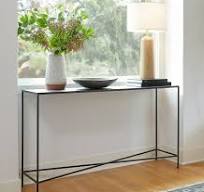 Burton Metal Console Table, 54"