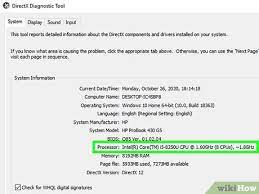 4 Ways To Check Cpu Speed - Wikihow