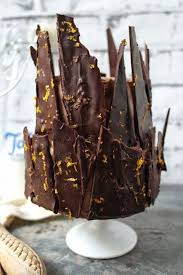 Chocolate Orange Shard Cake Orange Chocolate Cake Chocolate Shard Cake Chocolate Cake Decoration