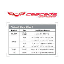 Cascade Beginner Lacrosse Helmet Cpv R