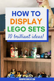 10 Clever Lego Display Ideas For Your Kid S Creations In 2020 Lego Display Lego Set Display Lego Display Shelf