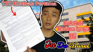 Tandatangan kontrak antara anda dan pihak indomaret akan dilakukan jika semuanya sudah lengkap dan disetujui. Kontrak Kerja Di Indomaret Berapa Lama Kontrak Kerja Di Indomaret Youtube