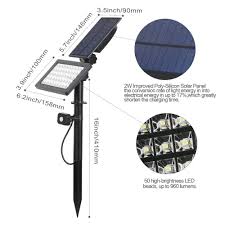 T Sun Solar Security Lights Outdoor 50 Leds Motion Sensor Light T Sun Solar Light Led Lighting Official Website