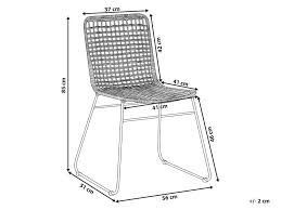 Shop for white rattan dining chairs at bed bath & beyond. Set Of 2 Rattan Dining Chairs Sand Beige Passos