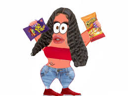 Patrick Cheetos Nails Takis Image By Maria Limb Momochuu miaou cat paw choker rare. picsart