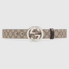 Gg Supreme Beige Belt With Silver G Buckle Gucci Us Fashionistas everywhere adore designer belts as they add a. gg supreme belt with g buckle
