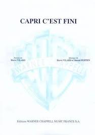 Capri C Est Fini Particuliers 10 Marchands 30 Partition Accordeon Partitions De Chansons Partition