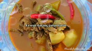 Che nom nak share antara resepi menu favourite che nom iaitu gulai darat ayam kelantan. Resepi Daging Gulai Darat Youtube