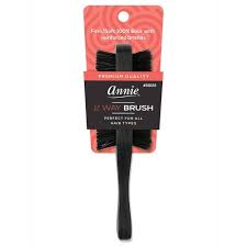 2 pieces boar bristle hair brushes with soft nylon quill boar bristles natural bristles hair extensions and fine hair hairbrush for women, men and kids. Annie Easy Style Professional 2 Way Boar Bristle Hair Brush Target