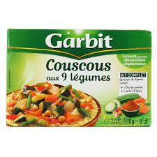 J'y mets souvent les légumes qui peuvent traîner dans mon réfrigérateur. Livraison A Domicile Garbit Couscous 9 Legumes Garbit 690g