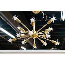 Sputnik Starburst Chandelier Chairish