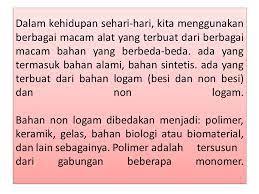 Sifat Bahan Dan Manfaatnya Dalam Kehidupan Sehari Hari Ppt Download