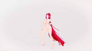 Azur Lane Alsace Hentai Nude Dance Savage Hot Sexy Big Boobs Mmd 3D Red  Hair Color Edit Smixix