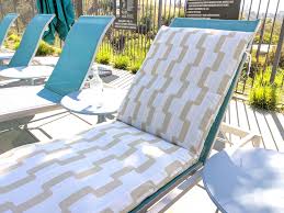 Spent The Day By The Pool Yesterday And Decided To Dress Up The Place Customise Your Ikea Lounge Chair Pads In Outdoor Chair Pads Ikea Lounge Chair Chair Pads