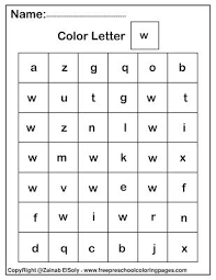 letter w color by letter abc squares pixels activity for kids letter w activities preschool coloring pages preschool letters