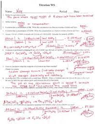 1) 0.043 m hcl 2) 0.0036 m naoh for problem 3, you need to divide your final answer by two, because h2so4 is a diprotic acid, meaning that there are two acidic hydrogens that need to be neutralized during the titration. Titration Worksheet By Chem Queen Teachers Pay Teachers