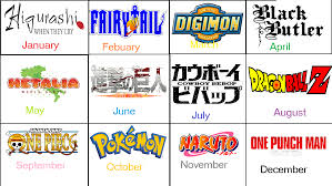 Anime Calendar Meme By X Marblehornets X On Deviantart